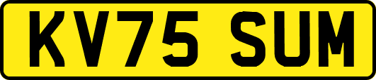 KV75SUM