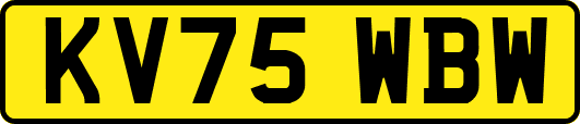 KV75WBW