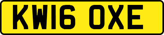 KW16OXE