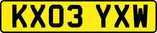 KX03YXW