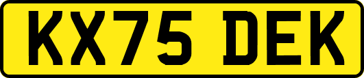 KX75DEK