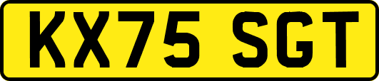 KX75SGT