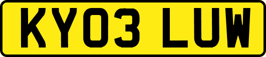KY03LUW