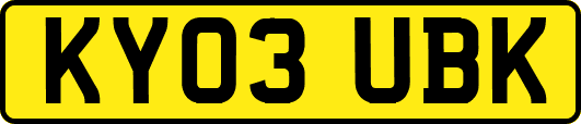 KY03UBK