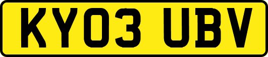 KY03UBV