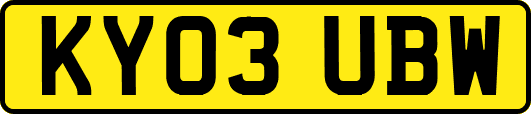 KY03UBW