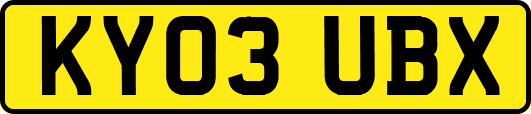 KY03UBX