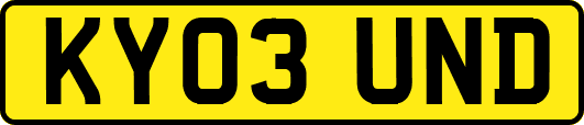 KY03UND