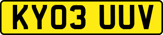 KY03UUV