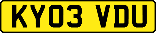 KY03VDU