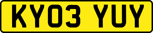 KY03YUY