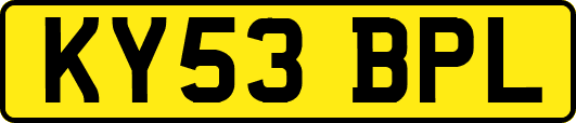 KY53BPL