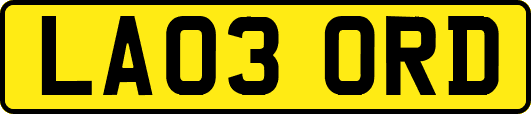 LA03ORD