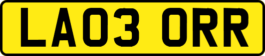 LA03ORR