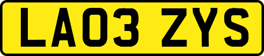 LA03ZYS