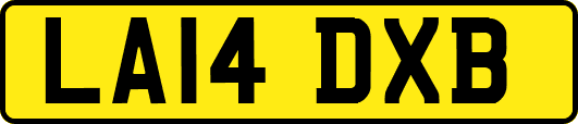 LA14DXB