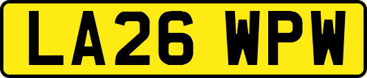 LA26WPW