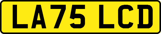 LA75LCD