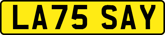 LA75SAY