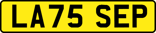 LA75SEP