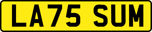 LA75SUM