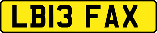 LB13FAX