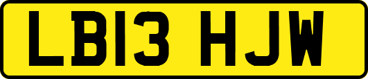 LB13HJW