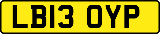 LB13OYP
