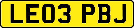 LE03PBJ