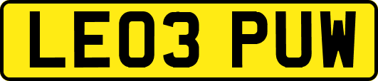 LE03PUW