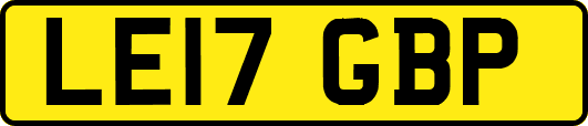 LE17GBP