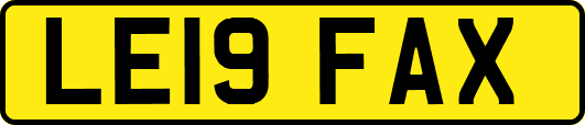LE19FAX