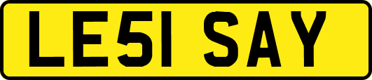 LE51SAY