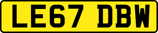 LE67DBW