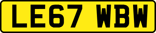 LE67WBW