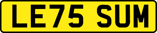 LE75SUM