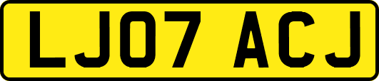 LJ07ACJ