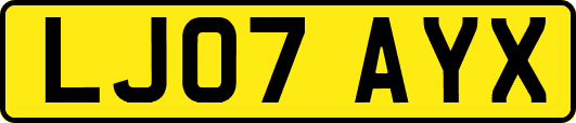 LJ07AYX
