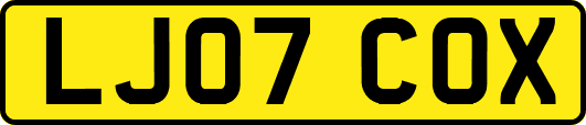 LJ07COX