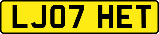 LJ07HET