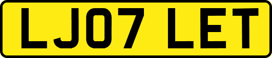 LJ07LET