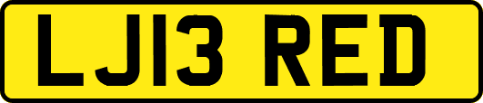 LJ13RED