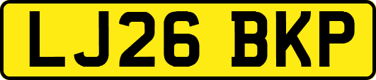 LJ26BKP