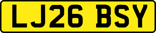 LJ26BSY