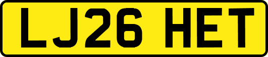 LJ26HET