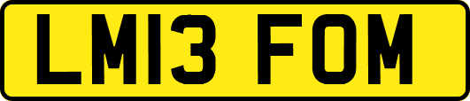 LM13FOM