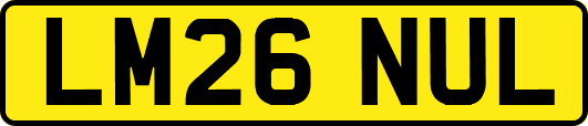 LM26NUL
