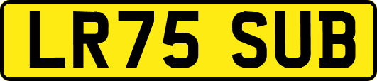 LR75SUB