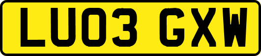 LU03GXW