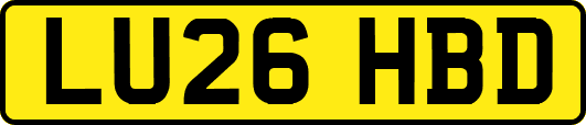 LU26HBD